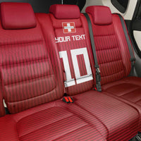 Custom Swiss Football Jersey for The Champions Back Car Seat Cover LT03