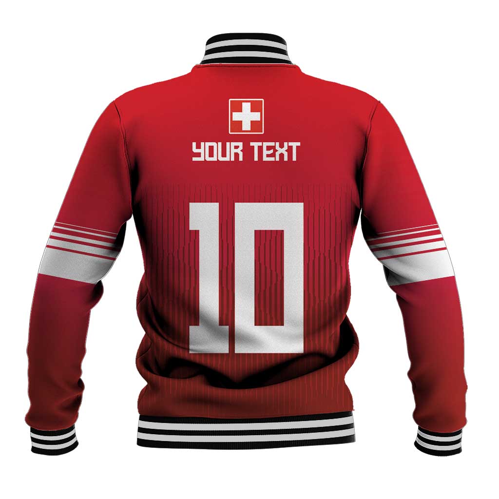 Custom Swiss Football Jersey for The Champions Baseball Jacket LT03
