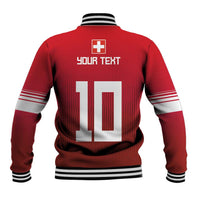 Custom Swiss Football Jersey for The Champions Baseball Jacket LT03