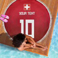 Custom Swiss Football Jersey for The Champions Beach Blanket LT03