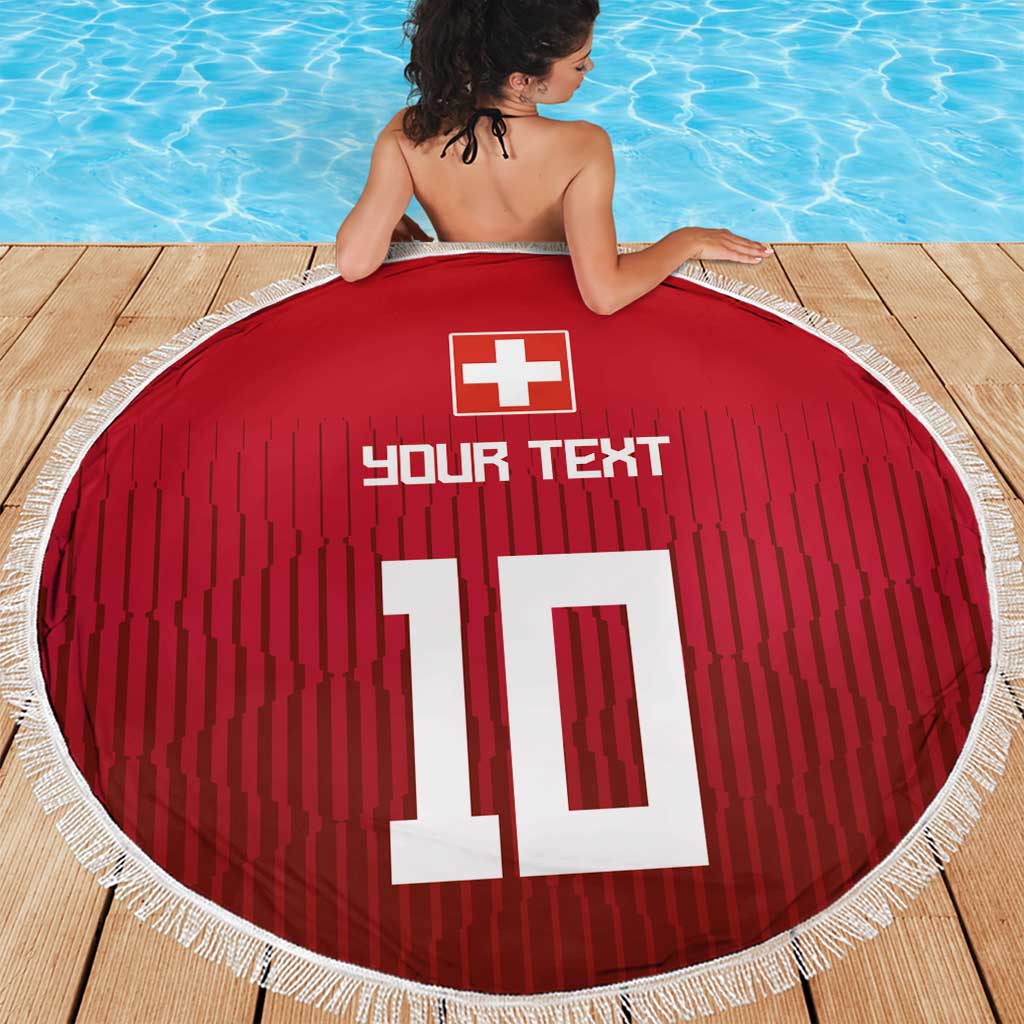 Custom Swiss Football Jersey for The Champions Beach Blanket LT03