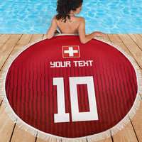 Custom Swiss Football Jersey for The Champions Beach Blanket LT03