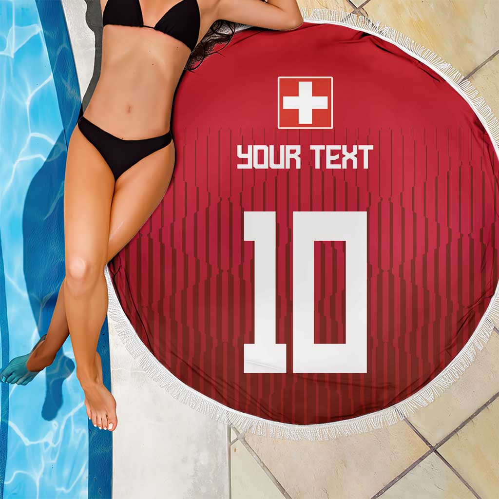 Custom Swiss Football Jersey for The Champions Beach Blanket LT03