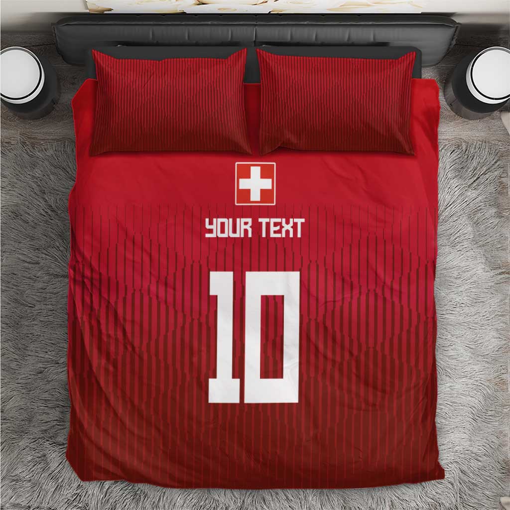 Custom Swiss Football Jersey for The Champions Bedding Set LT03