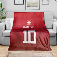 Custom Swiss Football Jersey for The Champions Blanket LT03
