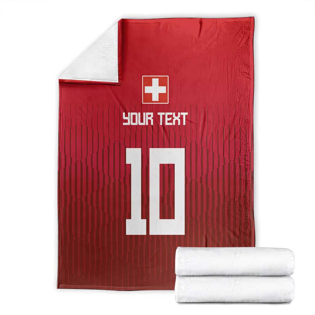Custom Swiss Football Jersey for The Champions Blanket LT03