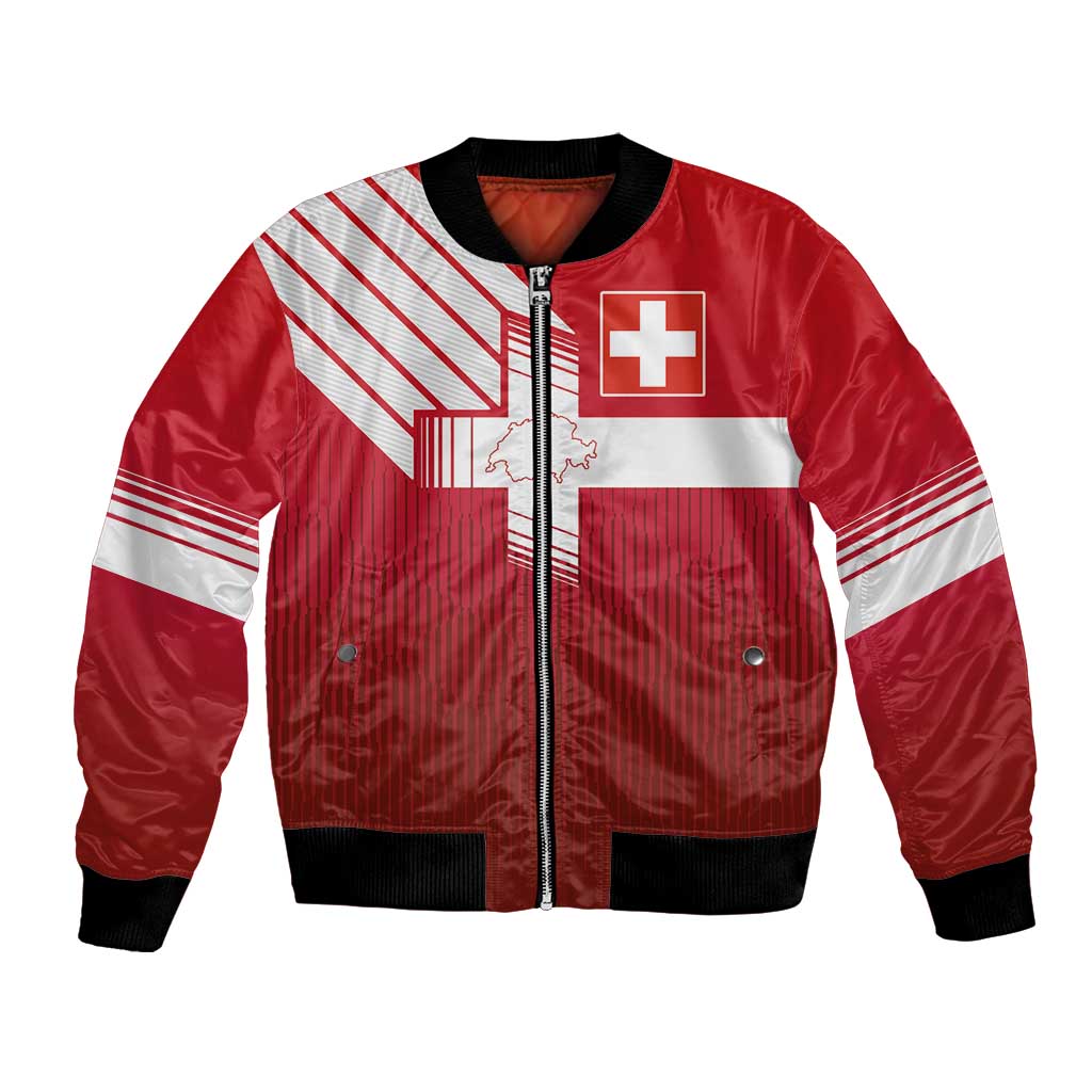 Custom Swiss Football Jersey for The Champions Bomber Jacket LT03