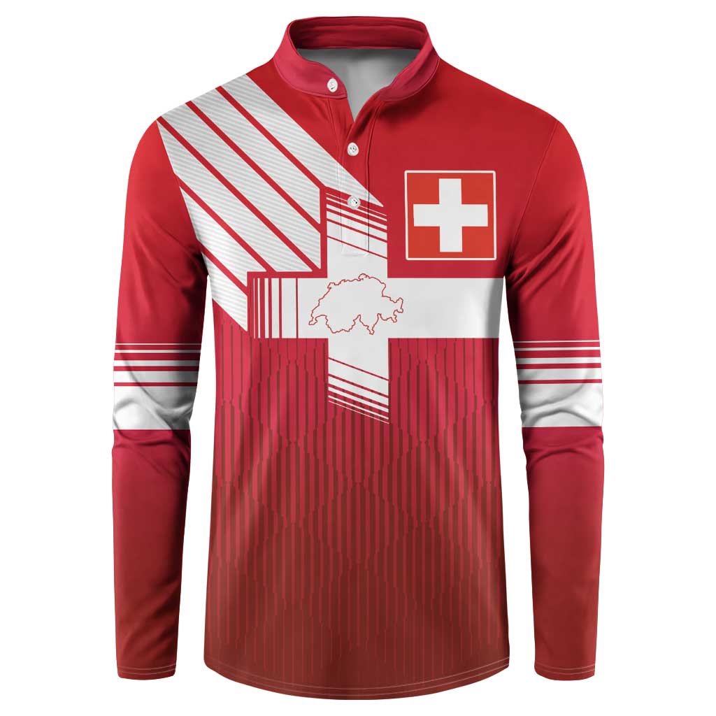 Custom Swiss Football Jersey for The Champions Button Sweatshirt LT03
