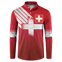 Custom Swiss Football Jersey for The Champions Button Sweatshirt LT03