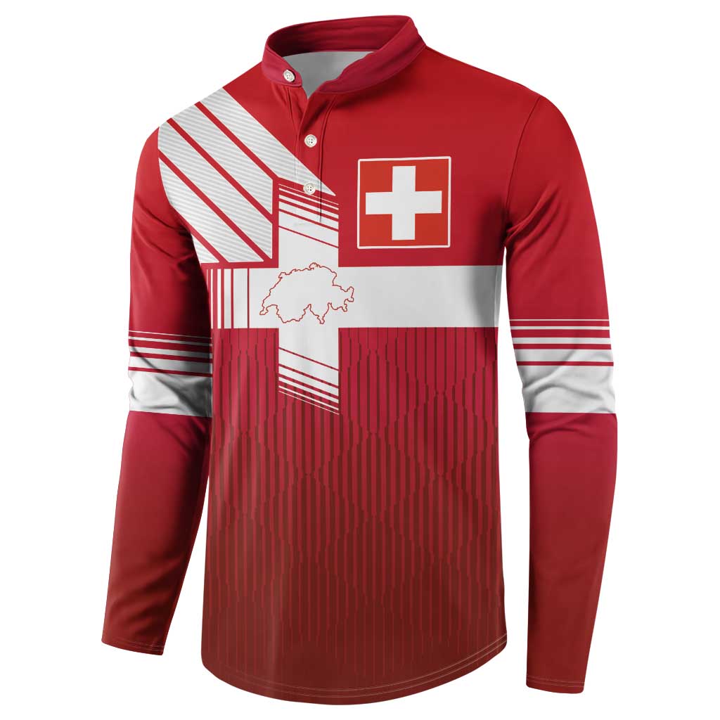 Custom Swiss Football Jersey for The Champions Button Sweatshirt LT03