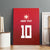 Custom Swiss Football Jersey for The Champions Canvas Wall Art LT03