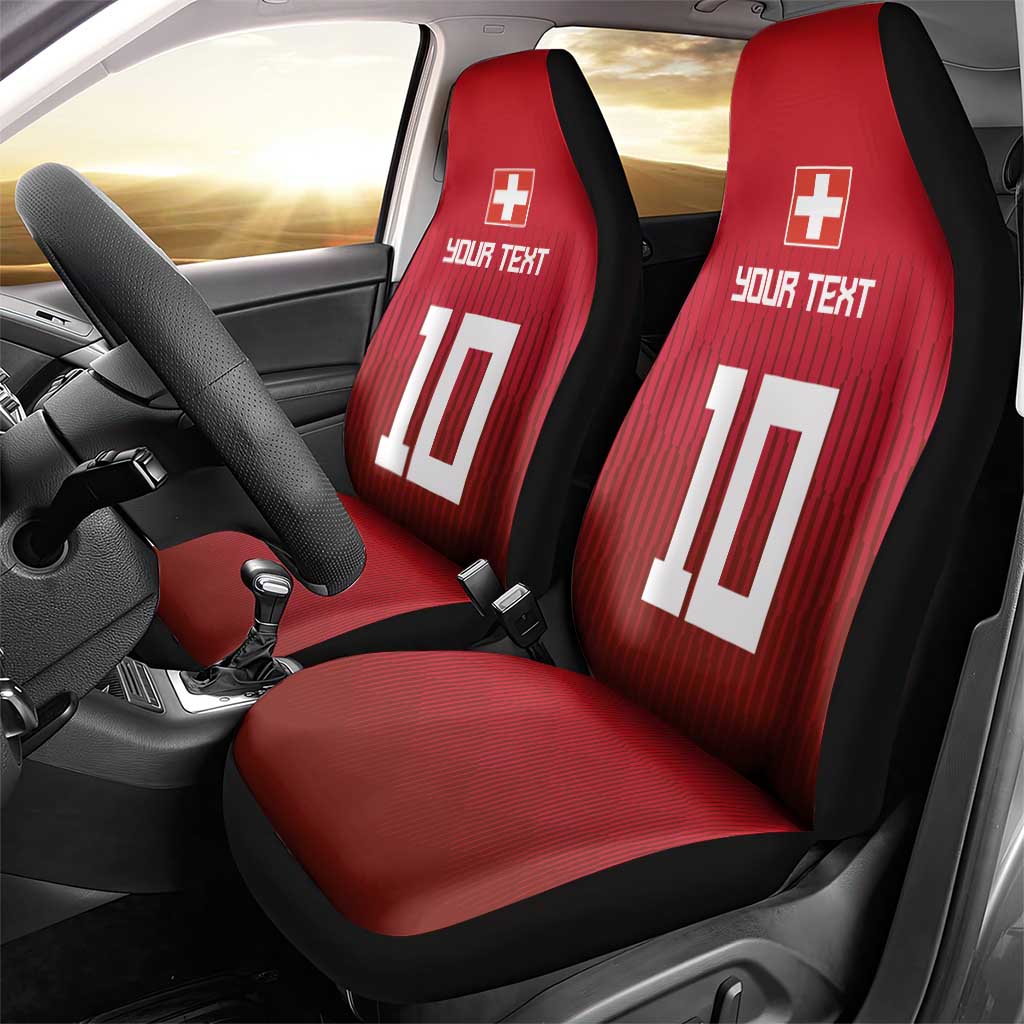 Custom Swiss Football Jersey for The Champions Car Seat Cover LT03