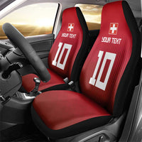 Custom Swiss Football Jersey for The Champions Car Seat Cover LT03