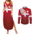 Custom Swiss Football Jersey for The Champions Couples Matching Summer Maxi Dress and Long Sleeve Button Shirt LT03