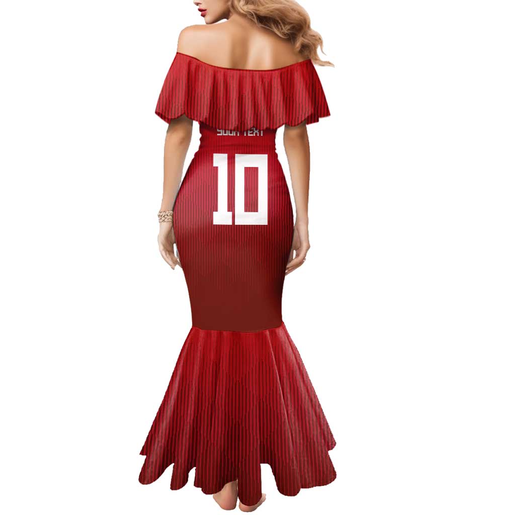 Custom Swiss Football Jersey for The Champions Family Matching Mermaid Dress and Hawaiian Shirt LT03