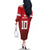 Custom Swiss Football Jersey for The Champions Family Matching Off The Shoulder Long Sleeve Dress and Hawaiian Shirt LT03