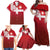 Custom Swiss Football Jersey for The Champions Family Matching Off Shoulder Maxi Dress and Hawaiian Shirt LT03