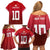 Custom Swiss Football Jersey for The Champions Family Matching Off Shoulder Short Dress and Hawaiian Shirt LT03