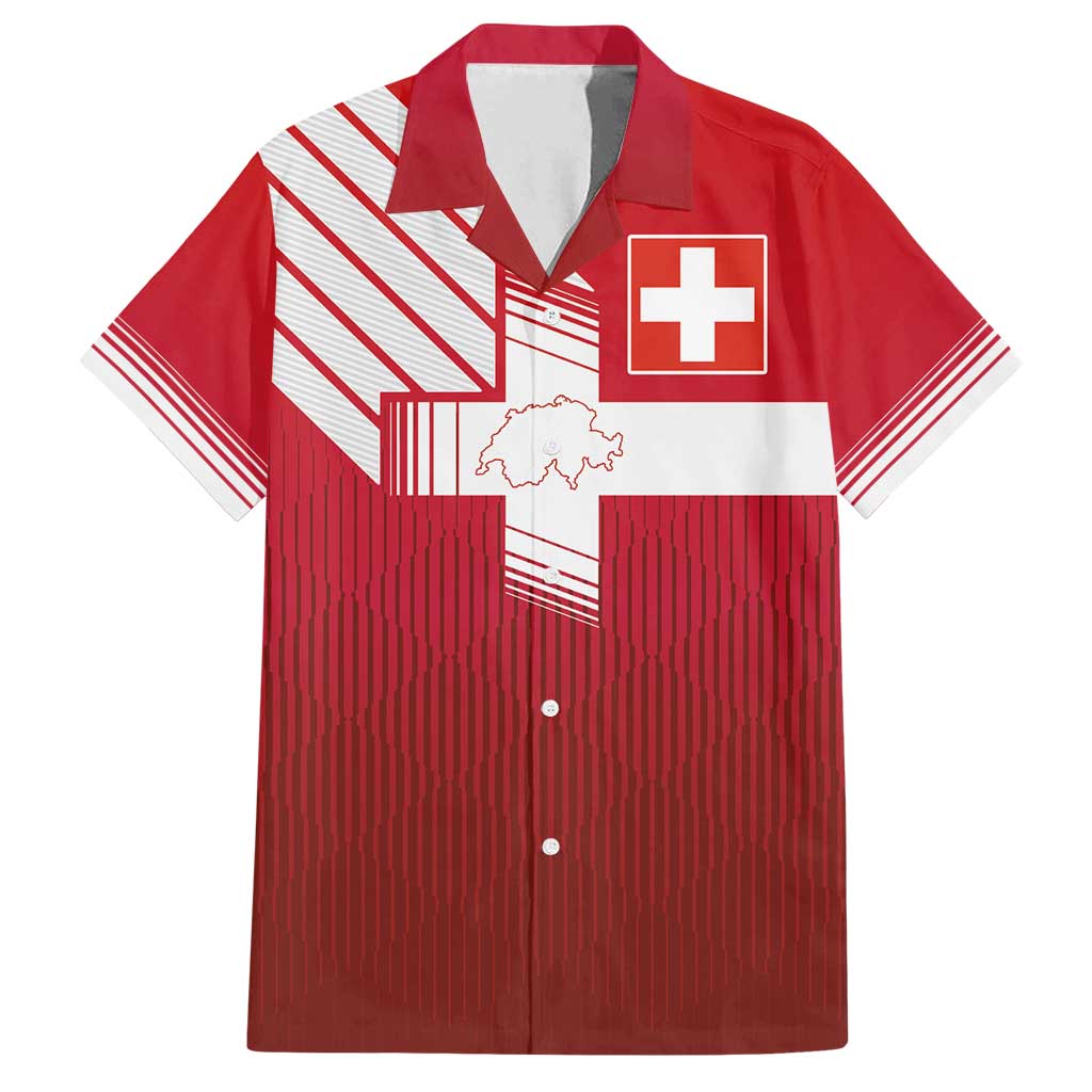 Custom Swiss Football Jersey for The Champions Family Matching Summer Maxi Dress and Hawaiian Shirt LT03