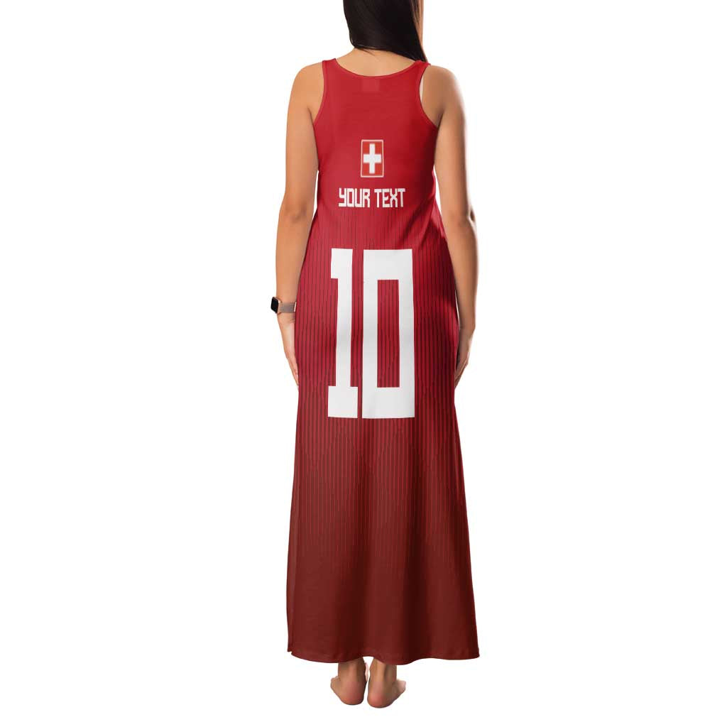Custom Swiss Football Jersey for The Champions Family Matching Tank Maxi Dress and Hawaiian Shirt LT03