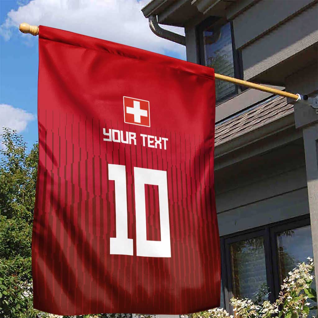 Custom Swiss Football Jersey for The Champions Garden Flag LT03
