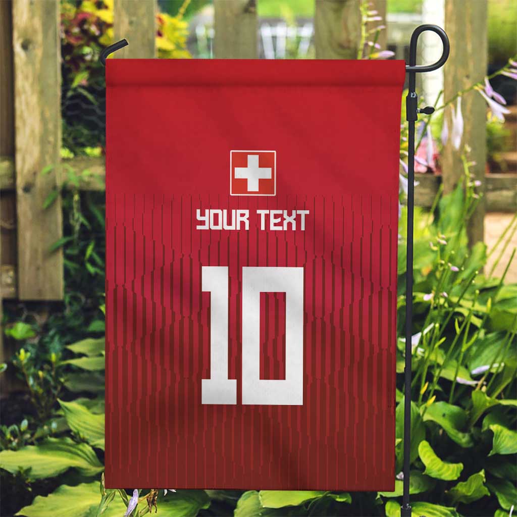 Custom Swiss Football Jersey for The Champions Garden Flag LT03