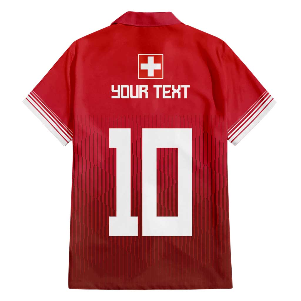 Custom Swiss Football Jersey for The Champions Hawaiian Shirt LT03