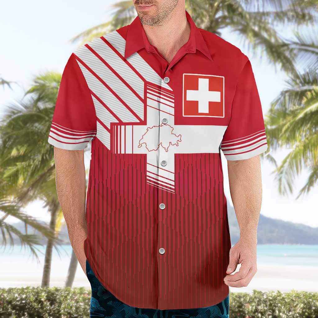 Custom Swiss Football Jersey for The Champions Hawaiian Shirt LT03