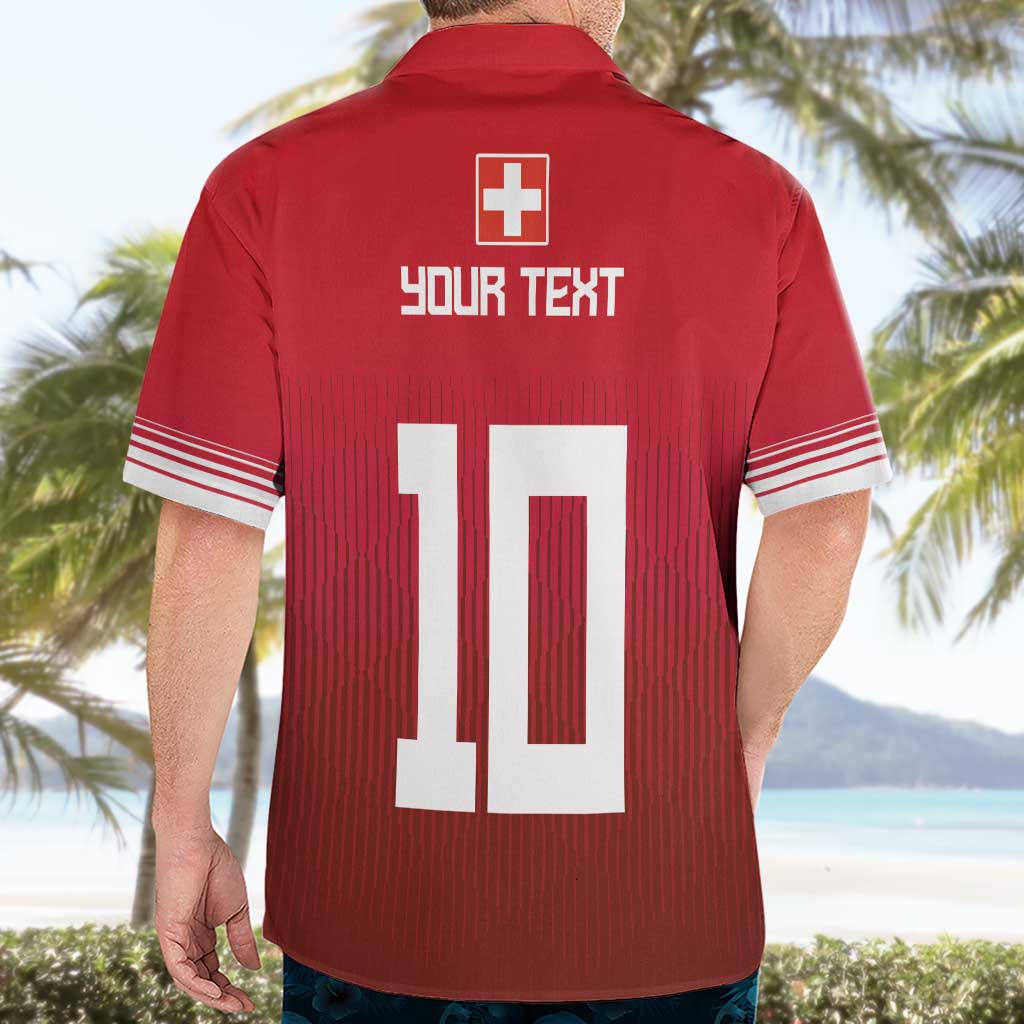 Custom Swiss Football Jersey for The Champions Hawaiian Shirt LT03