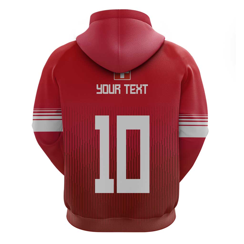 Custom Swiss Football Jersey for The Champions Hoodie LT03