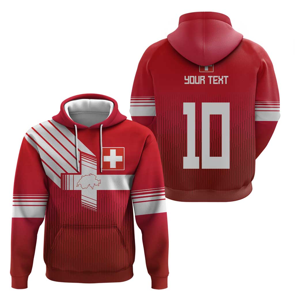 Custom Swiss Football Jersey for The Champions Hoodie LT03