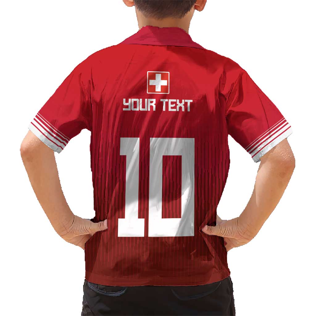 Custom Swiss Football Jersey for The Champions Kid Hawaiian Shirt LT03