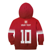 Custom Swiss Football Jersey for The Champions Kid Hoodie LT03