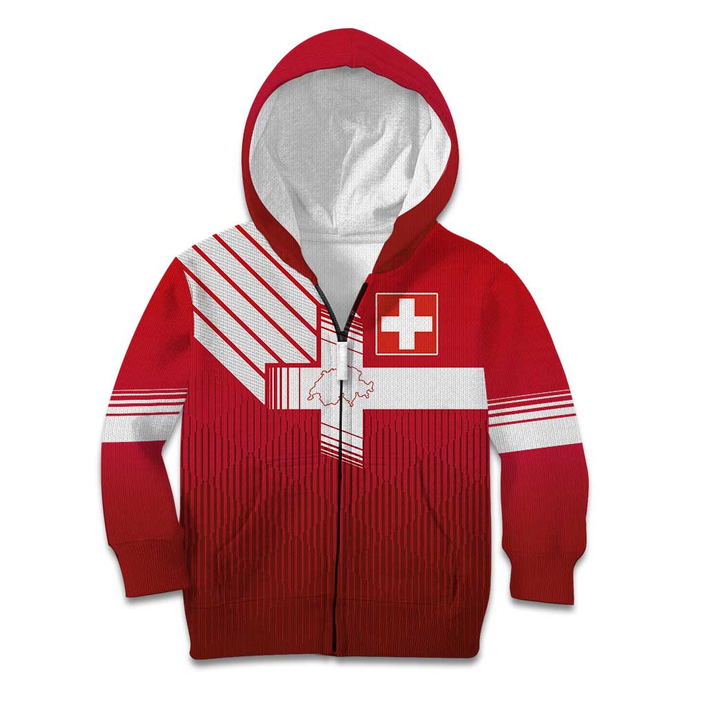 Custom Swiss Football Jersey for The Champions Kid Hoodie LT03