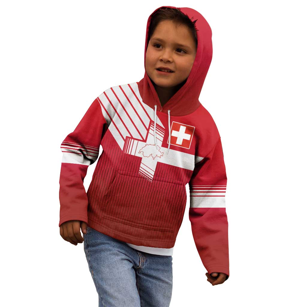 Custom Swiss Football Jersey for The Champions Kid Hoodie LT03