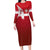 Custom Swiss Football Jersey for The Champions Long Sleeve Bodycon Dress LT03
