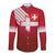Custom Swiss Football Jersey for The Champions Long Sleeve Button Shirt LT03