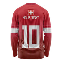 Custom Swiss Football Jersey for The Champions Long Sleeve Shirt LT03