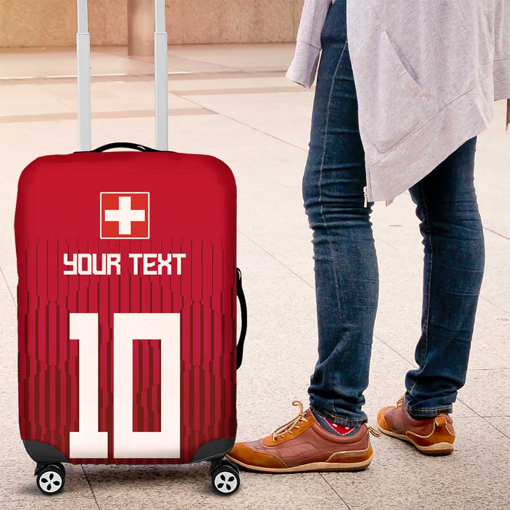 Custom Swiss Football Jersey for The Champions Luggage Cover LT03
