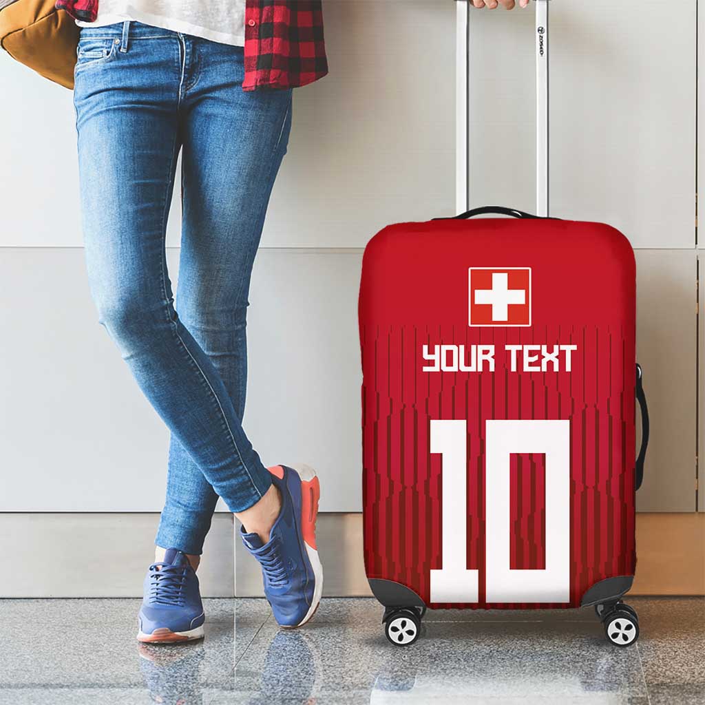 Custom Swiss Football Jersey for The Champions Luggage Cover LT03