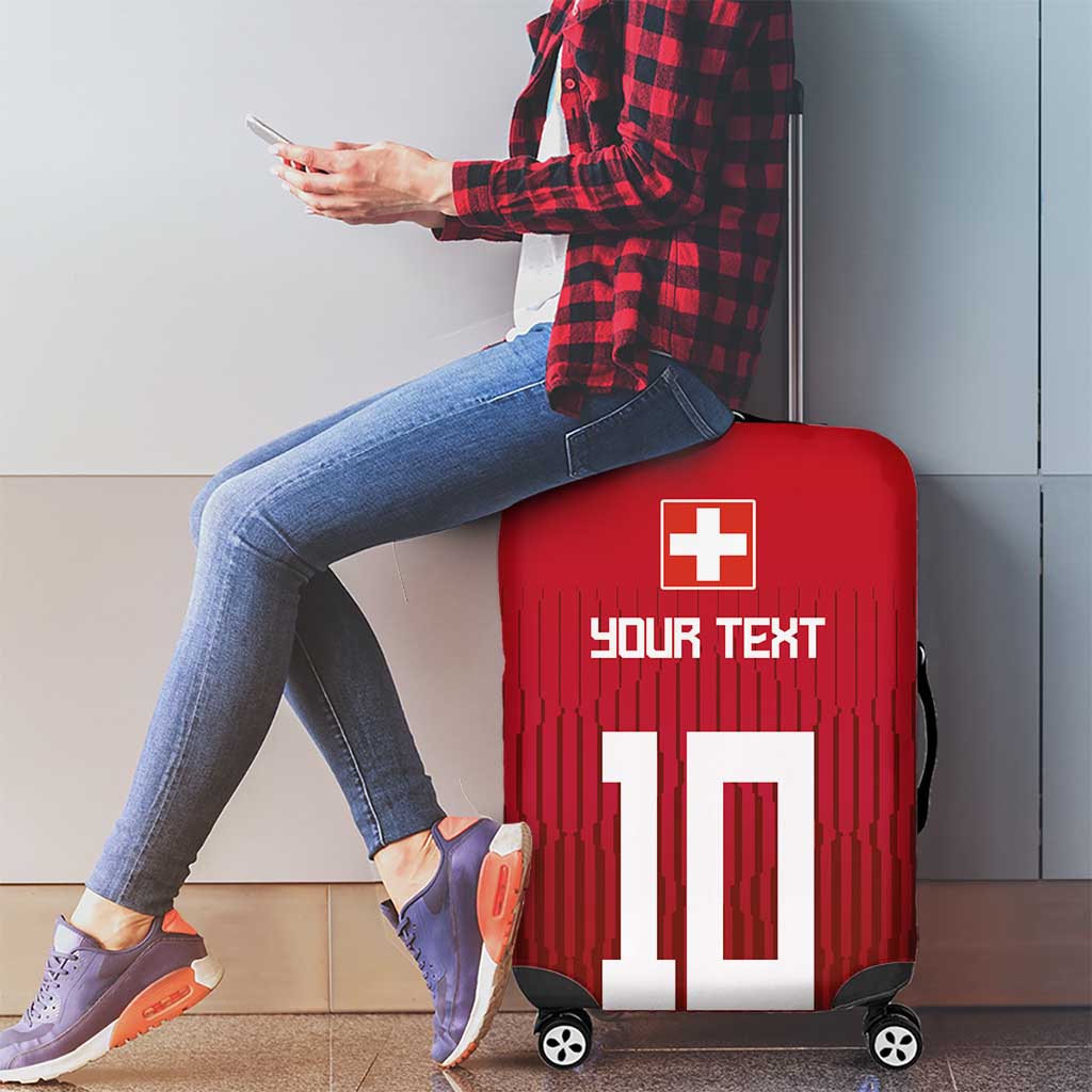 Custom Swiss Football Jersey for The Champions Luggage Cover LT03