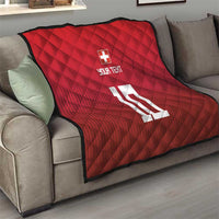 Custom Swiss Football Jersey for The Champions Quilt LT03