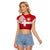 Custom Swiss Football Jersey for The Champions Raglan Cropped T Shirt LT03