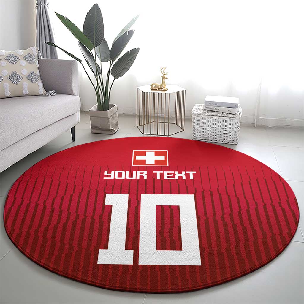 Custom Swiss Football Jersey for The Champions Round Carpet LT03