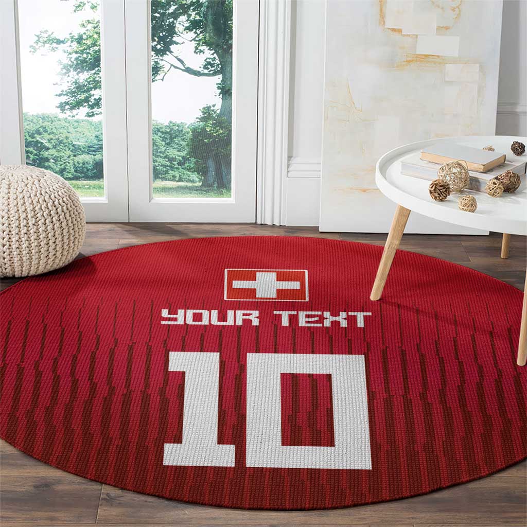 Custom Swiss Football Jersey for The Champions Round Carpet LT03