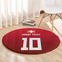 Custom Swiss Football Jersey for The Champions Round Carpet LT03