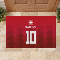 Custom Swiss Football Jersey for The Champions Rubber Doormat LT03