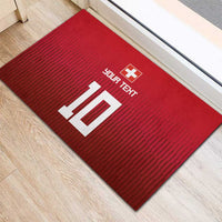 Custom Swiss Football Jersey for The Champions Rubber Doormat LT03