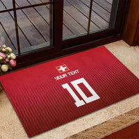 Custom Swiss Football Jersey for The Champions Rubber Doormat LT03