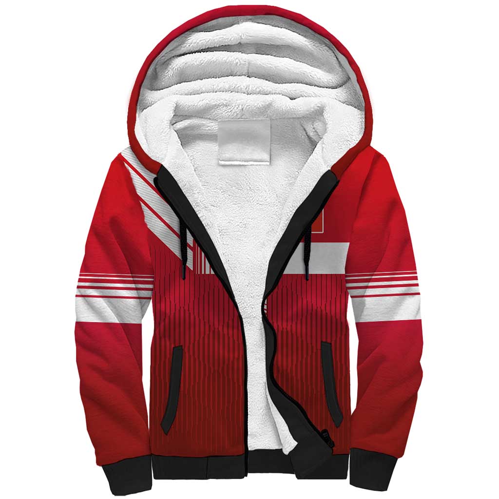 Custom Swiss Football Jersey for The Champions Sherpa Hoodie LT03